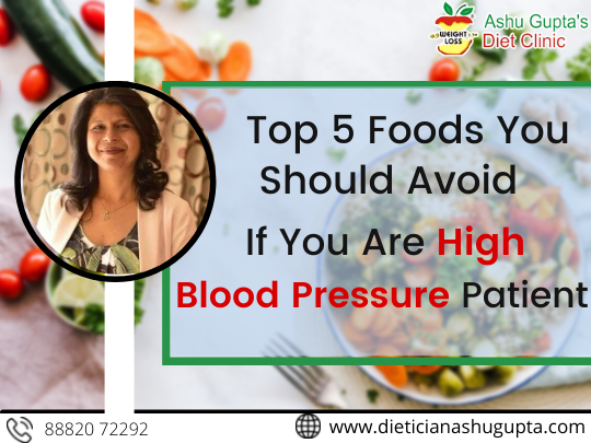 5 foods you should avoid for high blood pressure or hypertension
