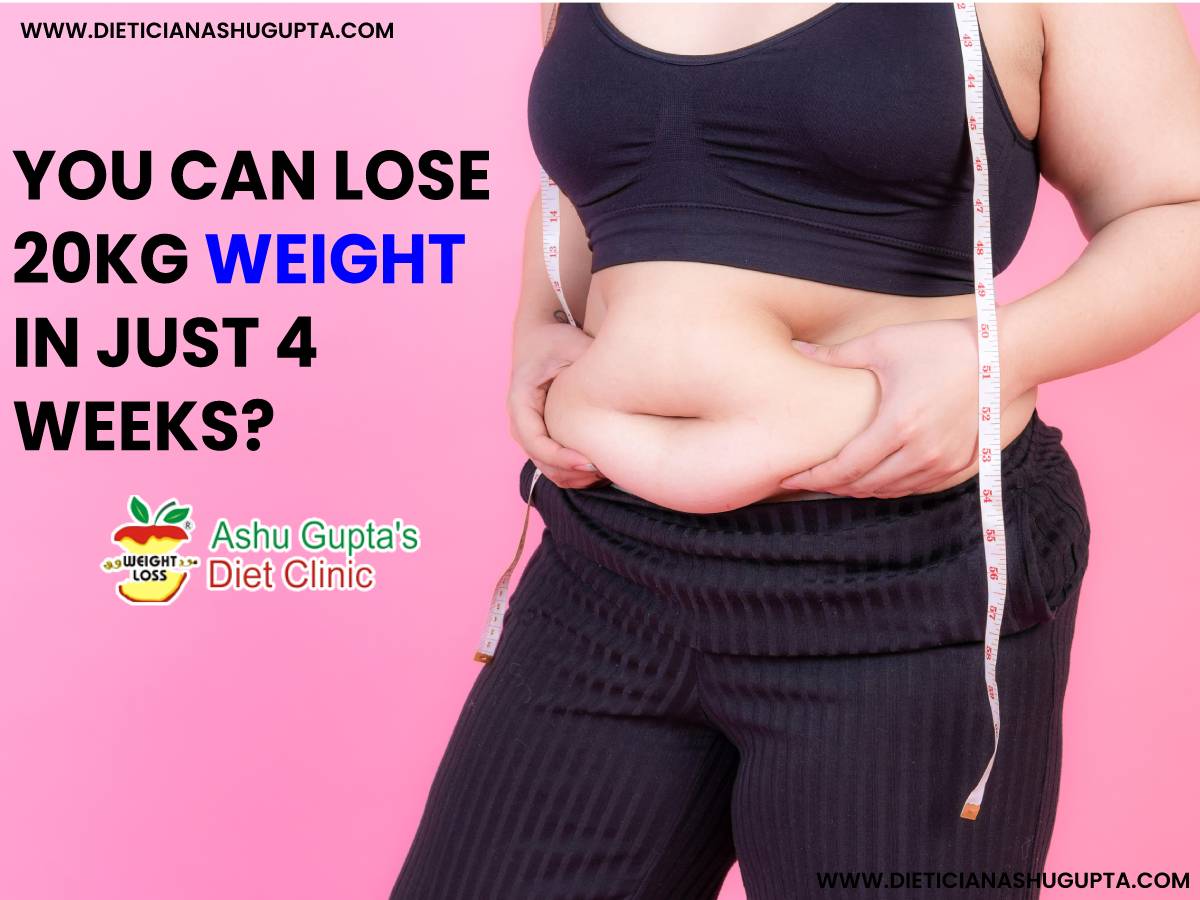 Weight loss in 4 weeks, an effective weight loss diet plan
