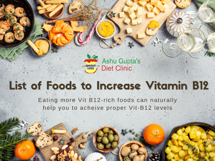 List of Foods to Increase Vitamin B12 in the Body
