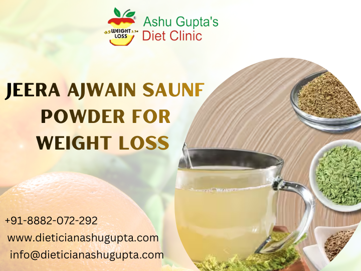 Jeera Ajwain Saunf Powder for Weight Loss