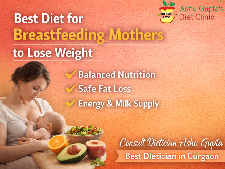 Best Diet for Breastfeeding Mothers to Lose Weight | Dietician Ashu Gupta